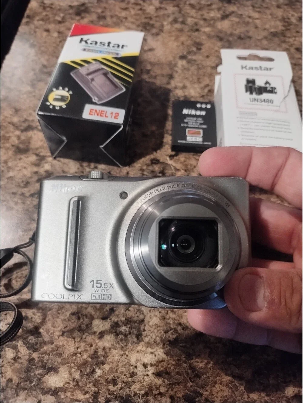 Nikon Coolpix Digital Camera S9050 15.5x Wide Optical Zoom BUNDLE